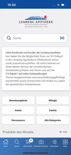 Lemberg Apotheke Affalterbach screenshot 1