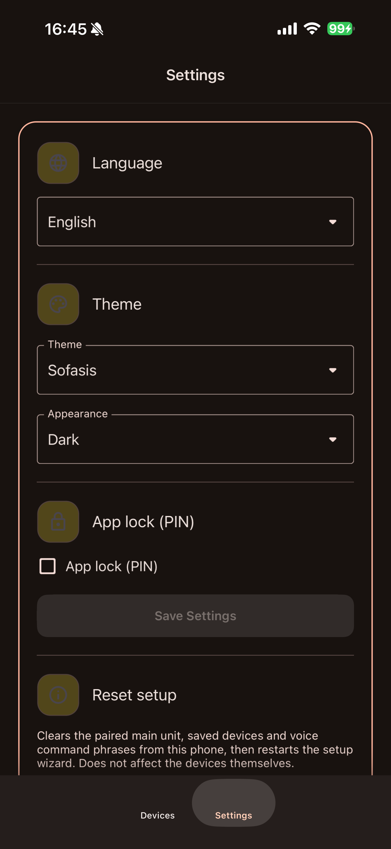 Sofasis Home Bluetooth screenshot 8
