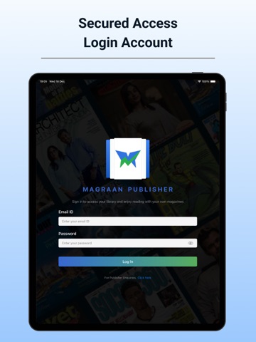 Magraan Publisher iPad screenshot