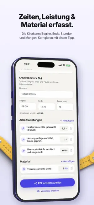 Arbeitsbericht: Work Report screenshot 2