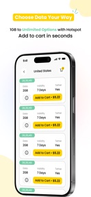 Yaalo eSIM: Buy Travel Data screenshot