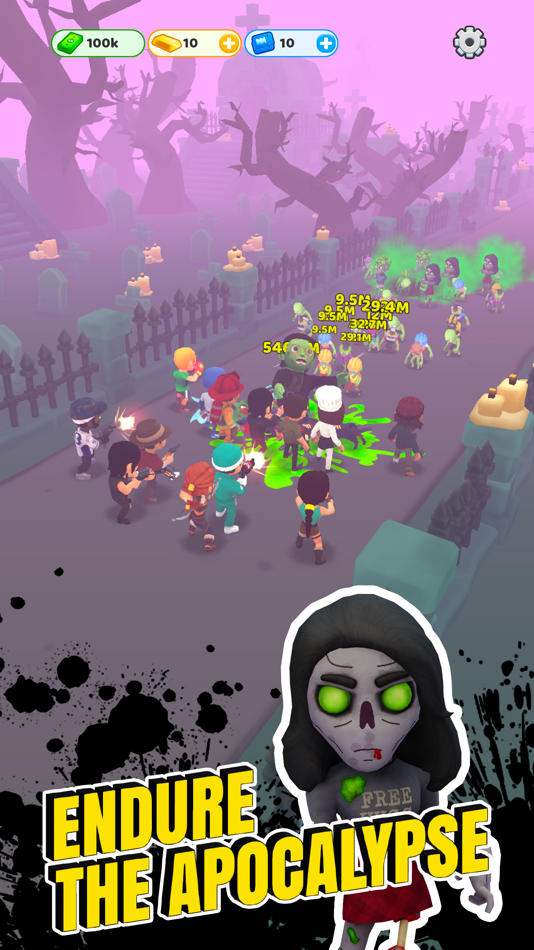 #7. Survivor Idle Run: Z-RPG Game (iOS) โดย: Midnite