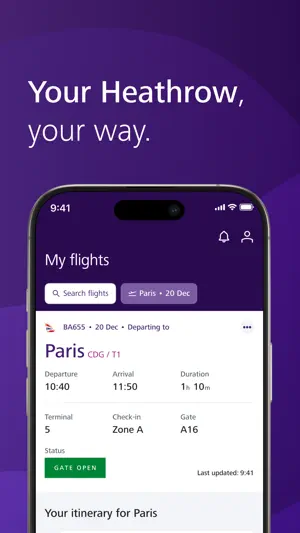 LHR London Heathrow Airport screenshot 1