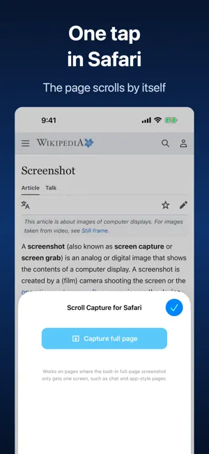 Scroll Capture for Safari screenshot 2