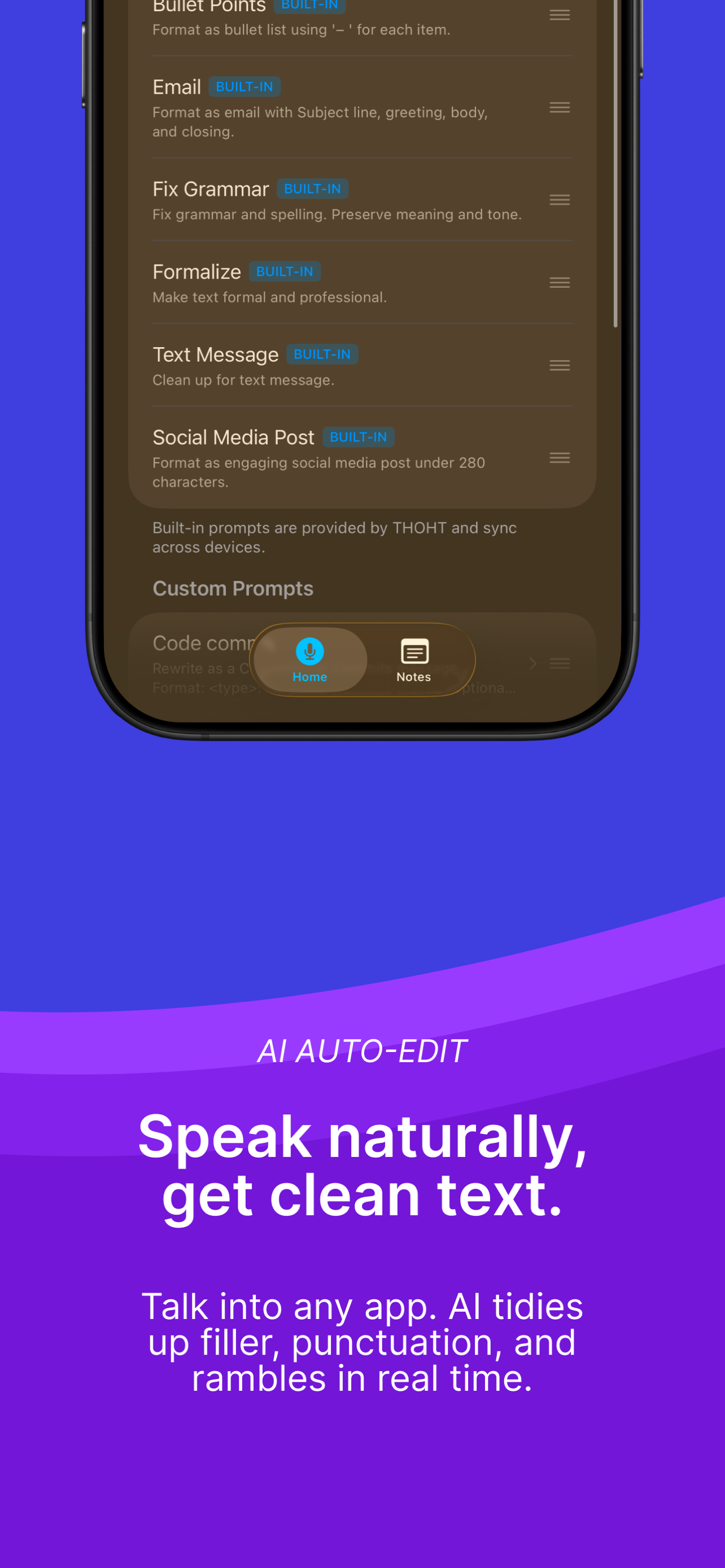 THOHT: Voice to Text screenshot 2