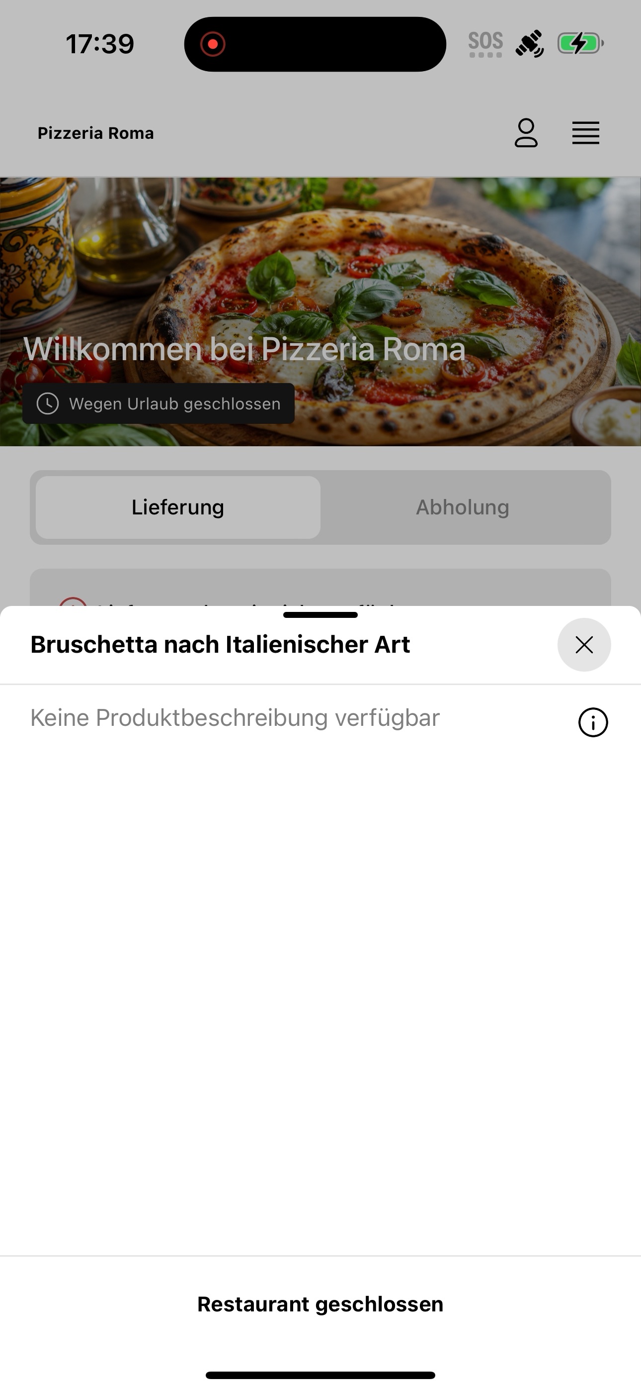Screenshot 4 of Pizzeria Roma  Überherrn