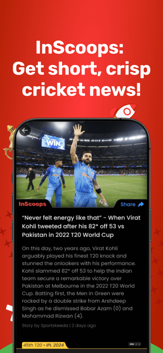 CricRocket: Live Cricket Score Screenshot 3 of 6