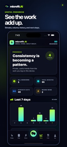 microfit.AI iPhone screenshot