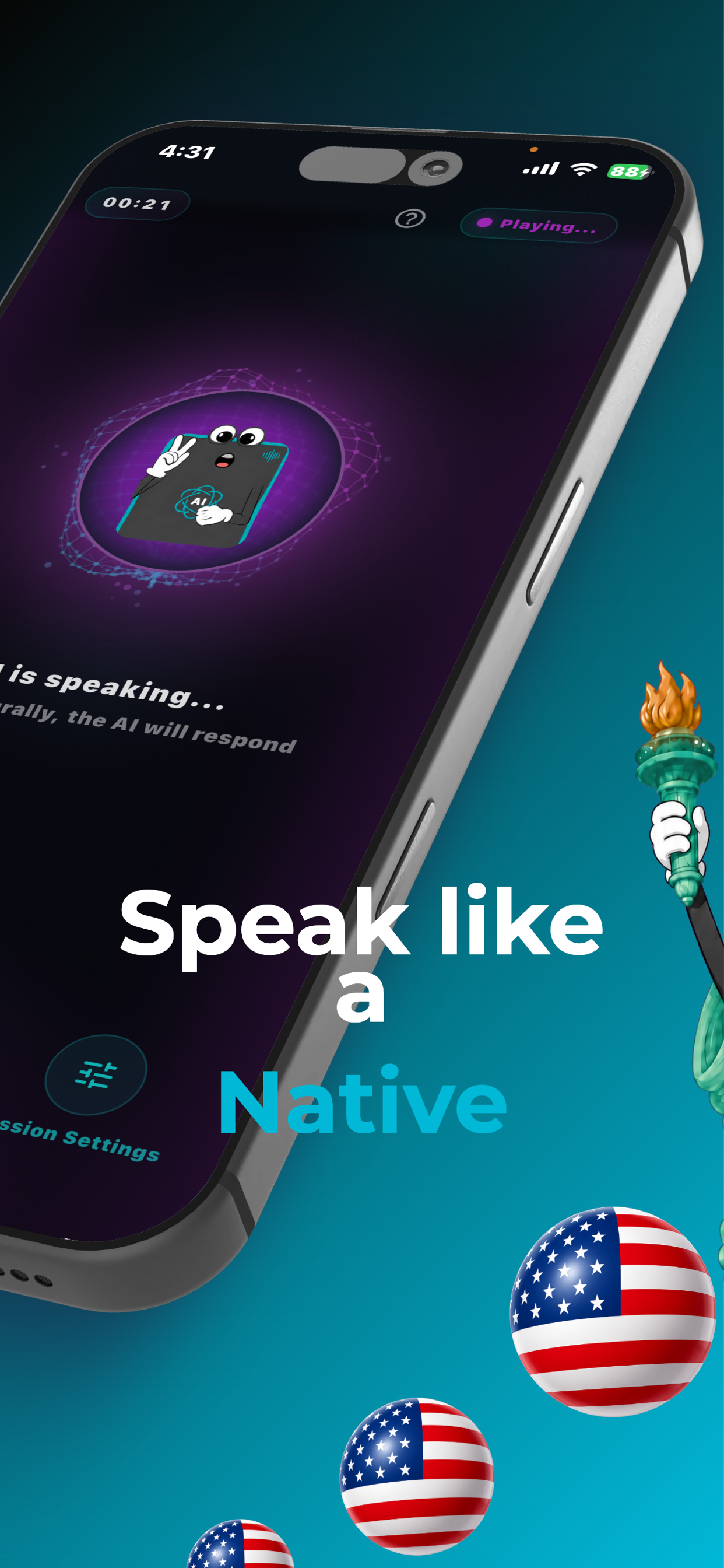 QuickCard AI: Learn English screenshot 2