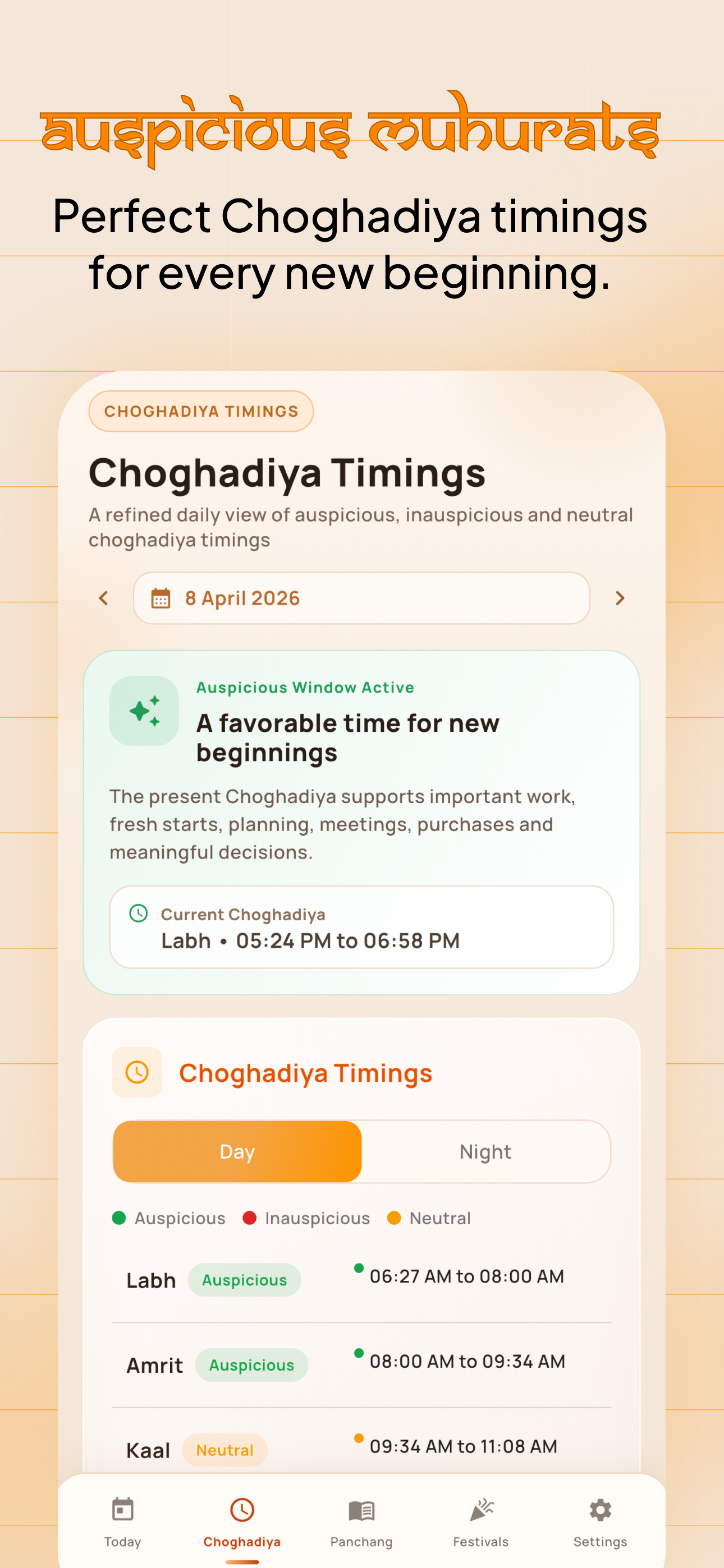 Hindu Calendar Panchang 2026