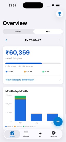 Another Expense Tracker screenshot