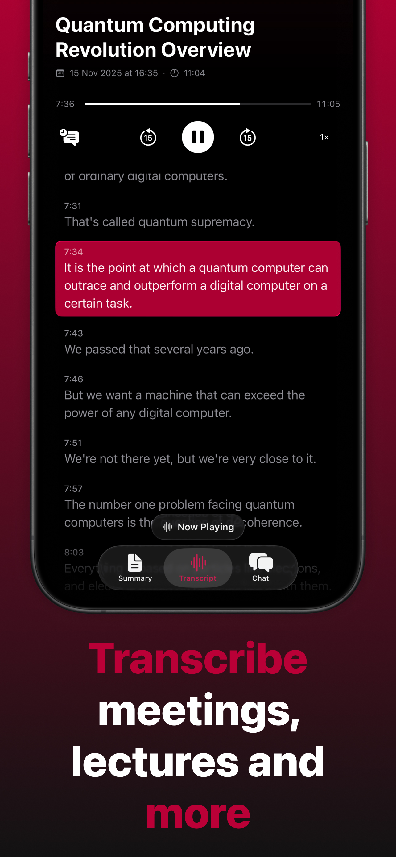 Whisperer AI: Notes & Recorder screenshot 6