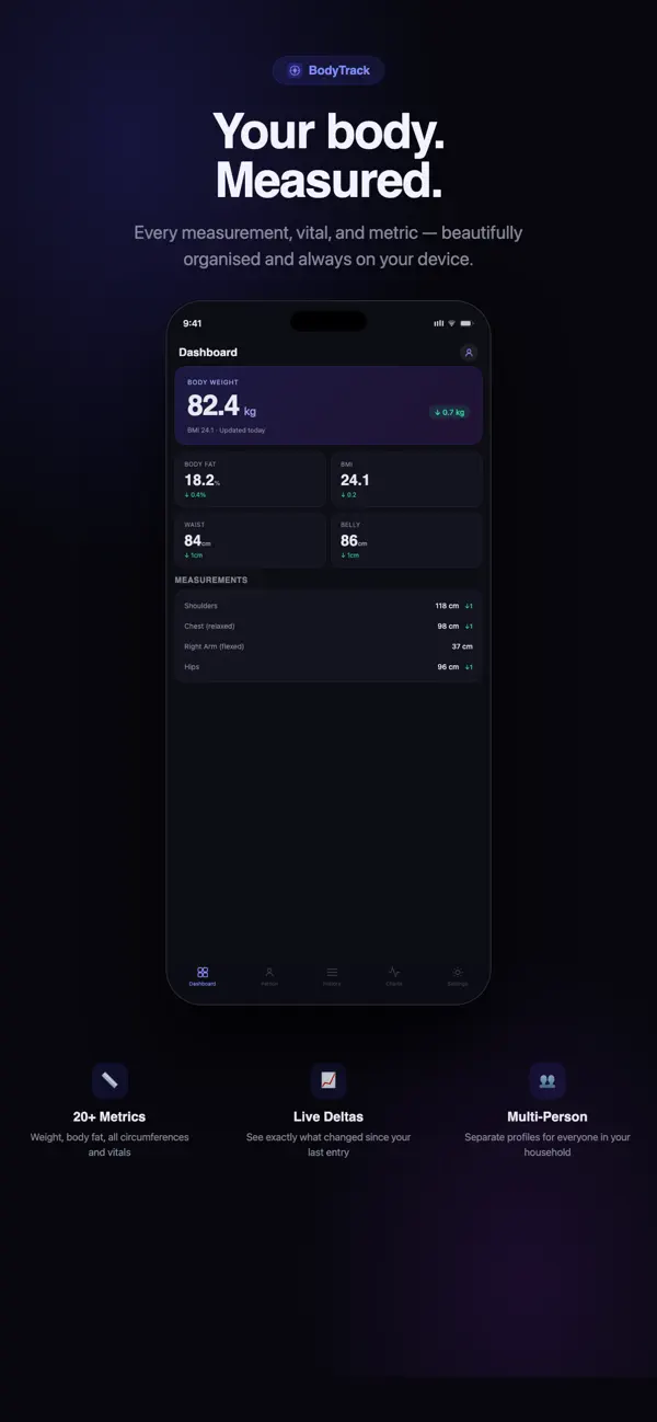 Screenshot #1 pour BodyTrack