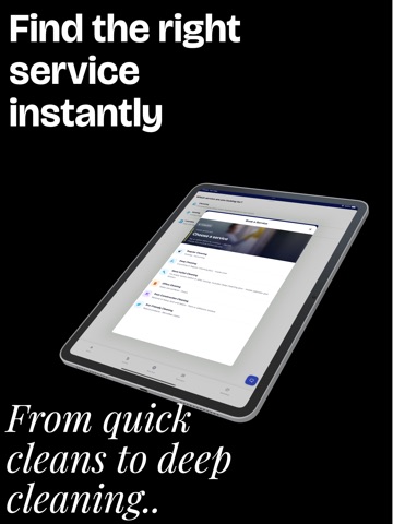 Instaclean: Verified Cleaners iPad screenshot