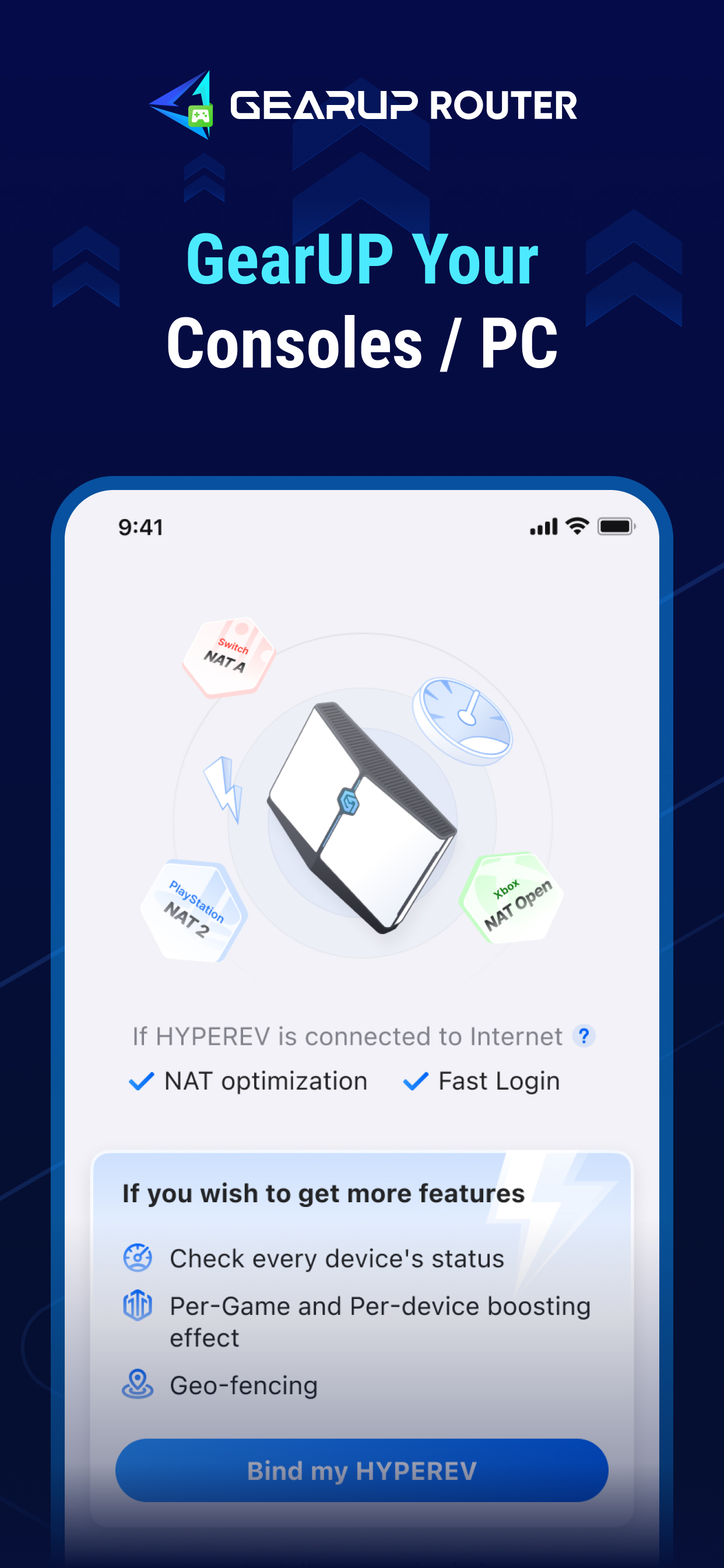 GearUP Router: Lower Ping