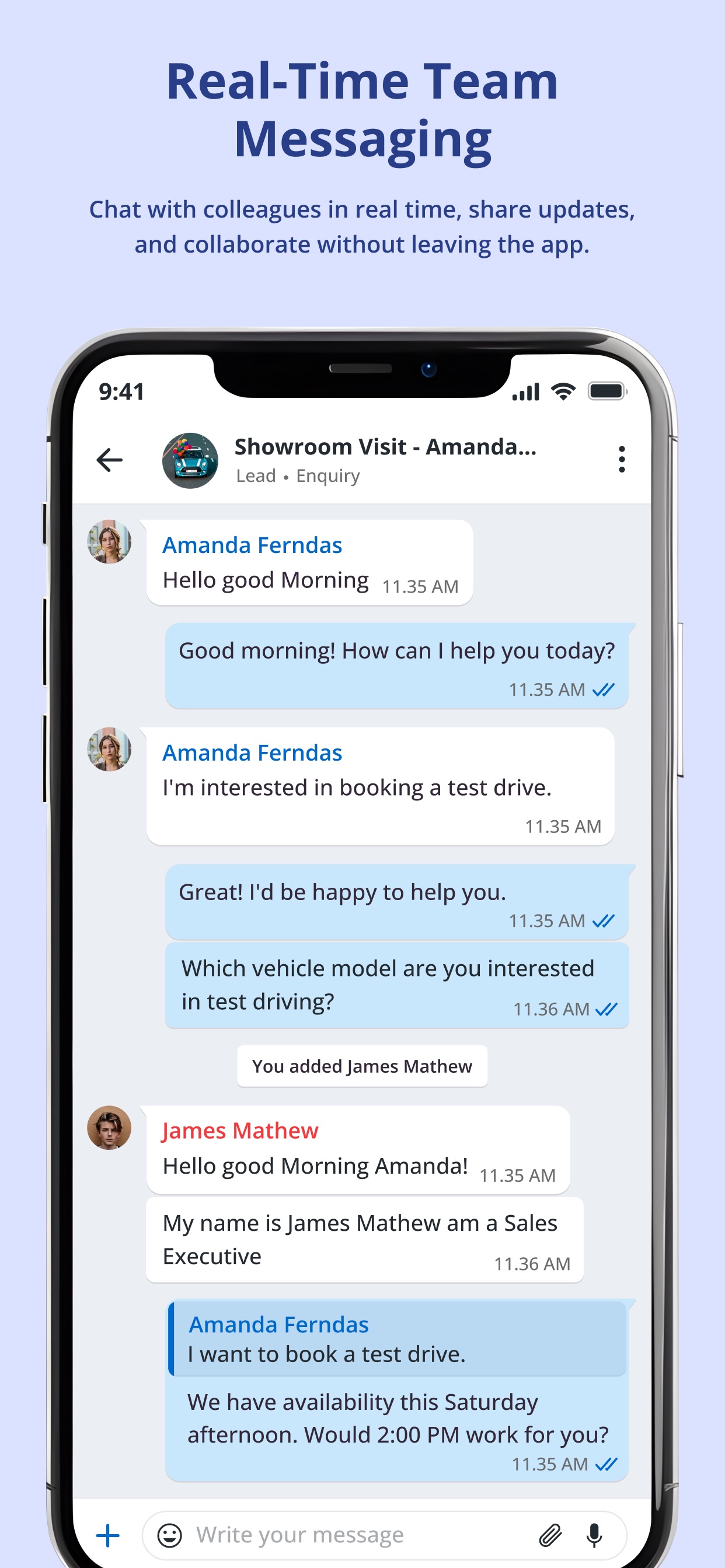 Screenshot 1 of Happy Place Messaging