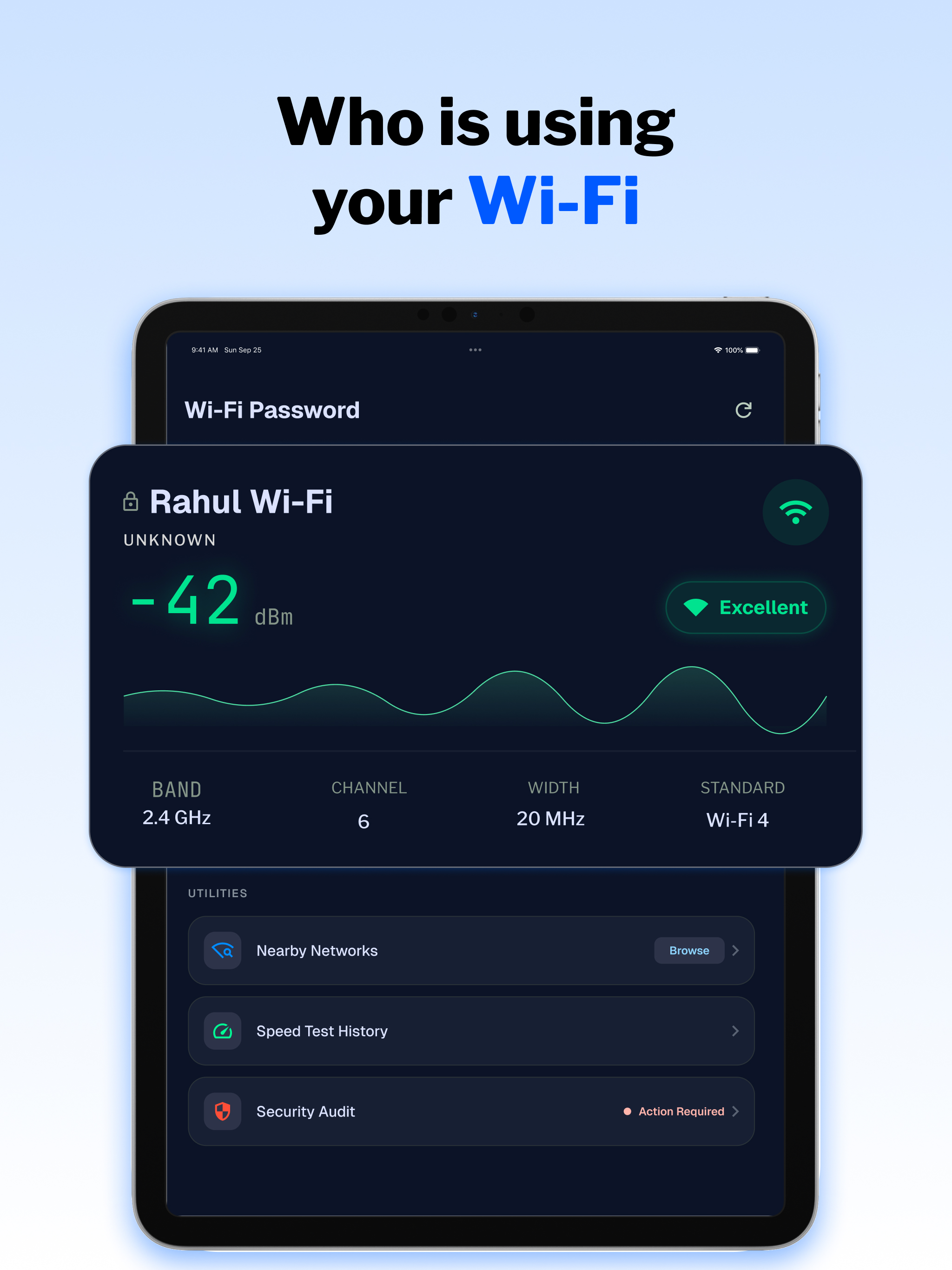 Wifi Analyser: Password Map