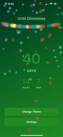 Christmas Countdown Magic iPhone screenshot