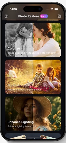 AI. Old photo restore & repair screenshot