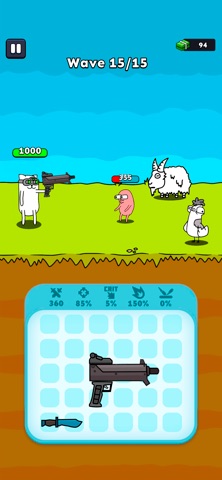Gun Hero: Cat Survival Shooter iPhone screenshot