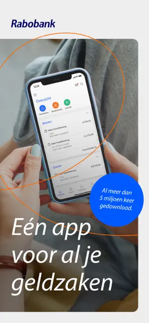 Rabobank iPhone screenshot 1