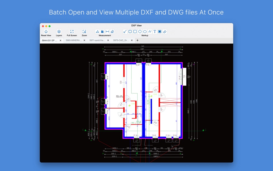 #1. DXF View - View DXF™ & DWG™ (macOS) 由: Enolsoft Co., Ltd.