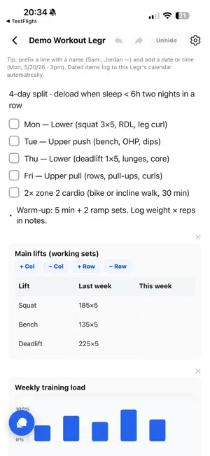 Legr screenshot 2
