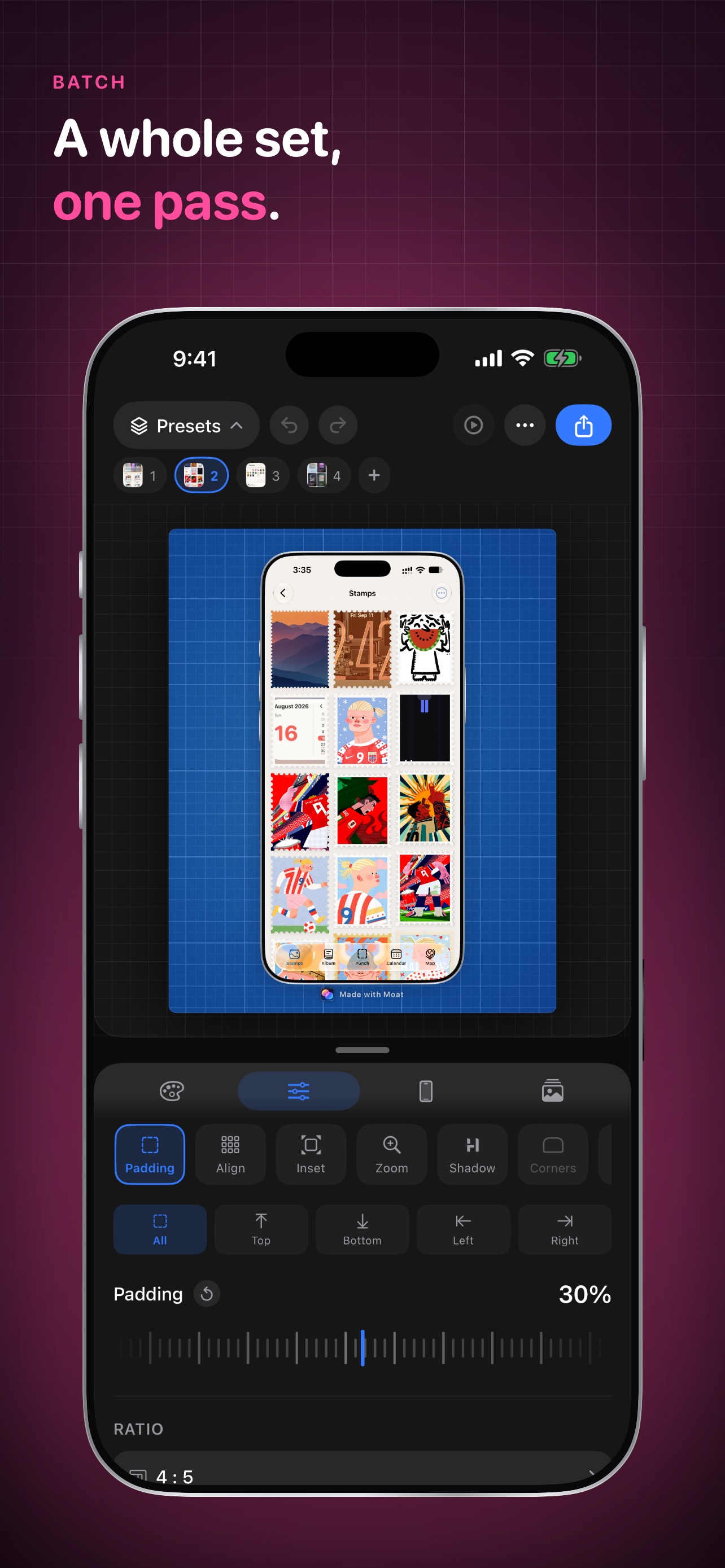 Screenshot 4 of Moat: Screenshot Mockups