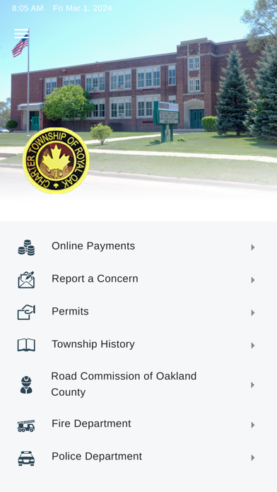Charter Township of Royal Oak Screenshot