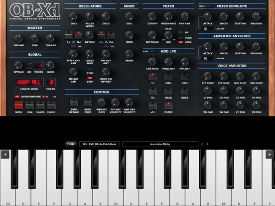 Screenshot #4 pour OB-Xd 3 AUv3 Synth