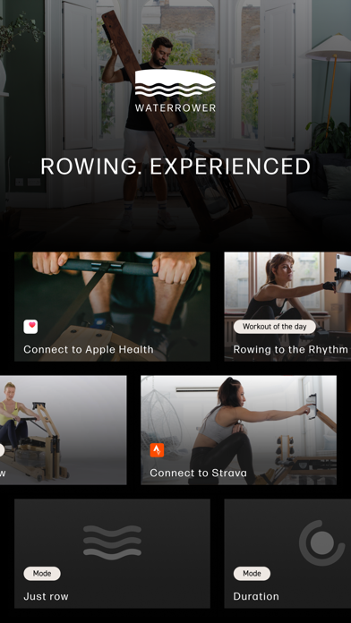 WATERROWER Connect Screenshot