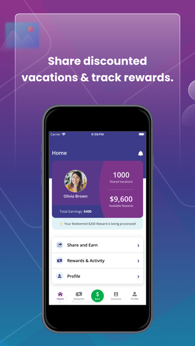 ShareVacays iPhone screenshot 2 - Travel app