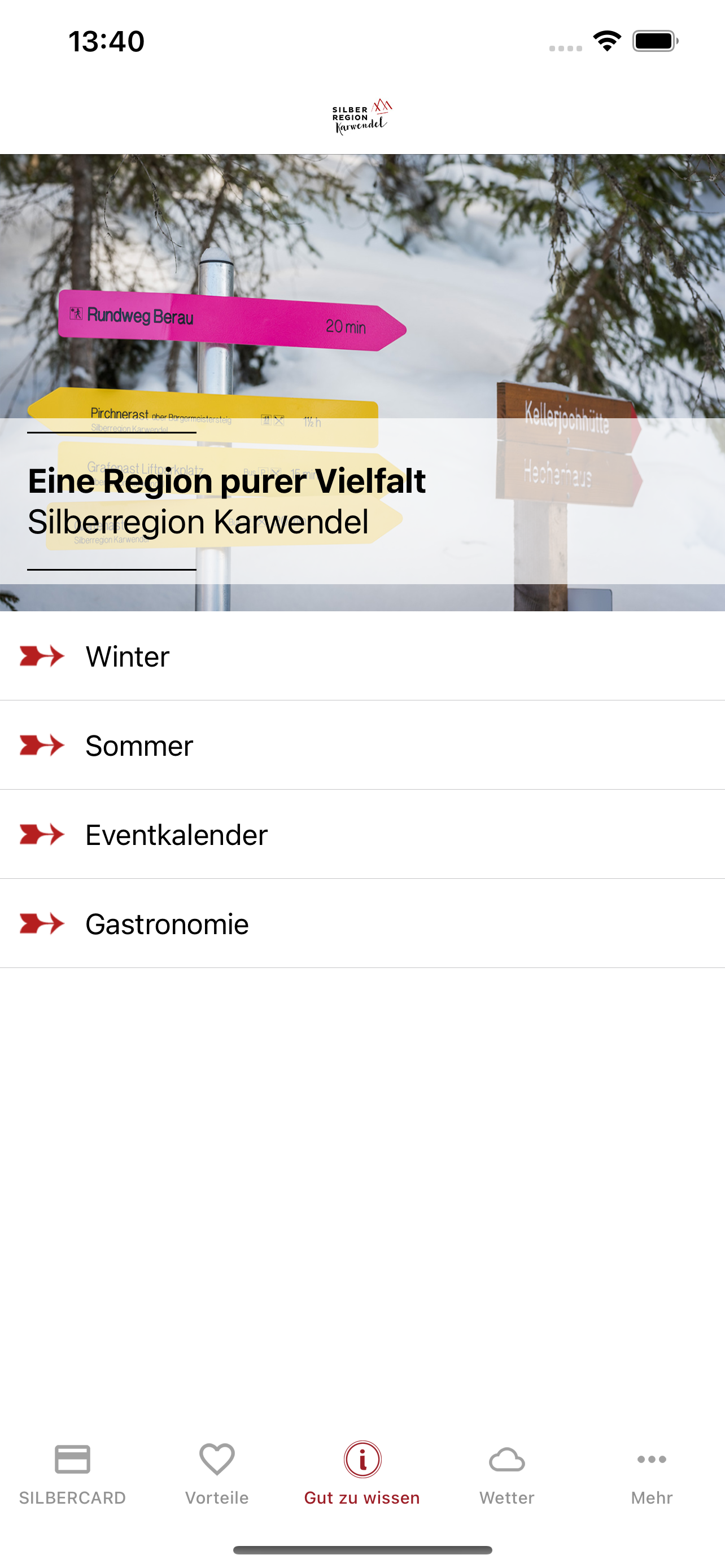 SILBERCARD-Digitale Gästekarte