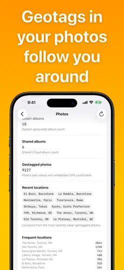 Capture d'écran de Loupe : Ce Que Voient Les Apps sur iPhone 5