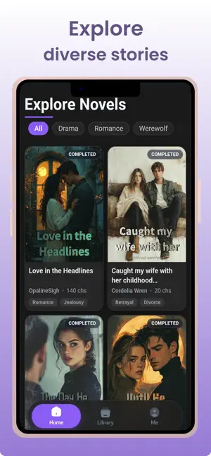 FlowNovels: Novels & Stories screenshot 1