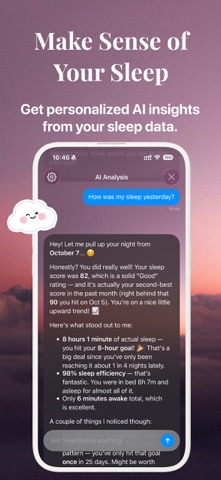 SleepBestie: AI Sleep Tracker Screenshot 6 of 10