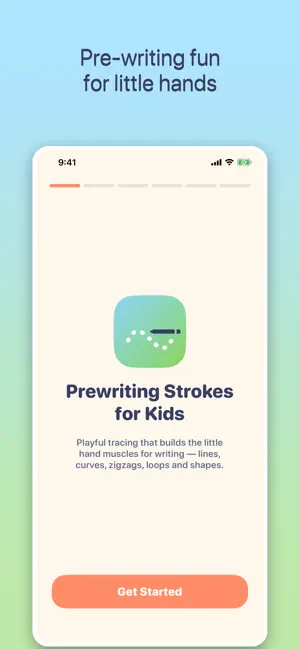 Prewriting Strokes for Kids screenshot 1