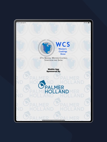 Western Coatings Show 2025 iPad screenshot