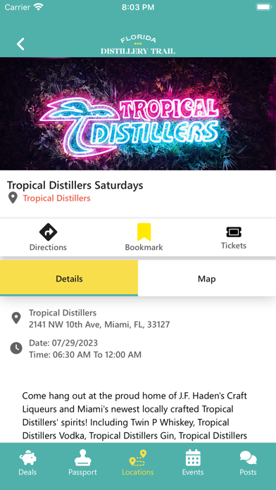 Florida Distillery Trail Screenshot