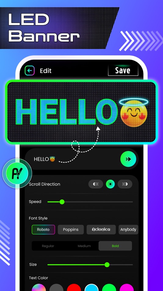 #3. LED Scroller : LED Banner (iOS) 由: Rathod Hardik Atulbhai
