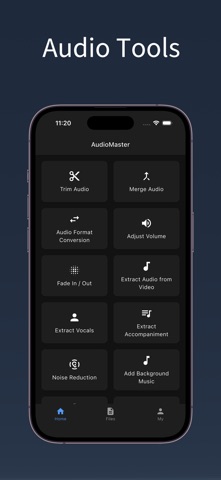 Audio Master - Music Editor iPhone screenshot