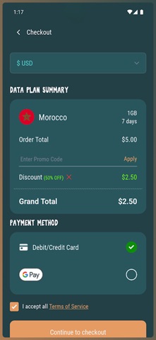 Orzo - Adventure eSIM Screenshot 4 of 7