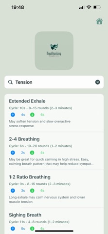 Breathtanking : PSNS exercises screenshot