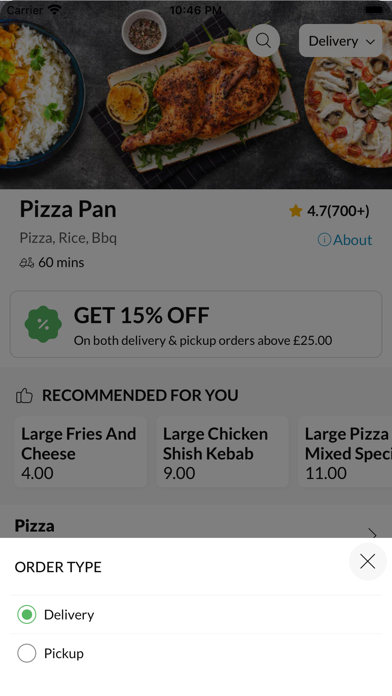 Pizza Pan. Screenshot