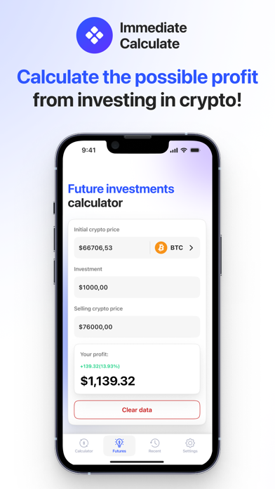 Immediate Calculator Screenshot