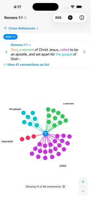 BibleGraph screenshot 2