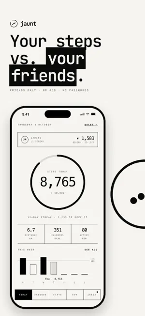 Jaunt: walk with friends screenshot 1