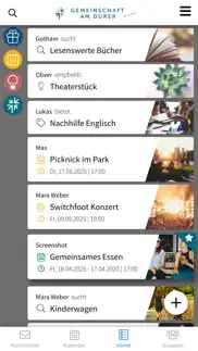 gemeinschaft am duerer iPhone Captures Décran 1