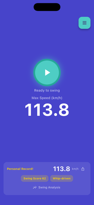 Swing Analyzer - Speed Tracker Screenshot 1 of 3
