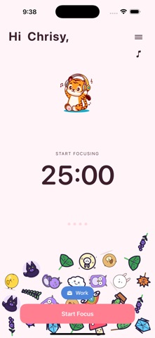 FocusTiger - Pomodoro Timer screenshot